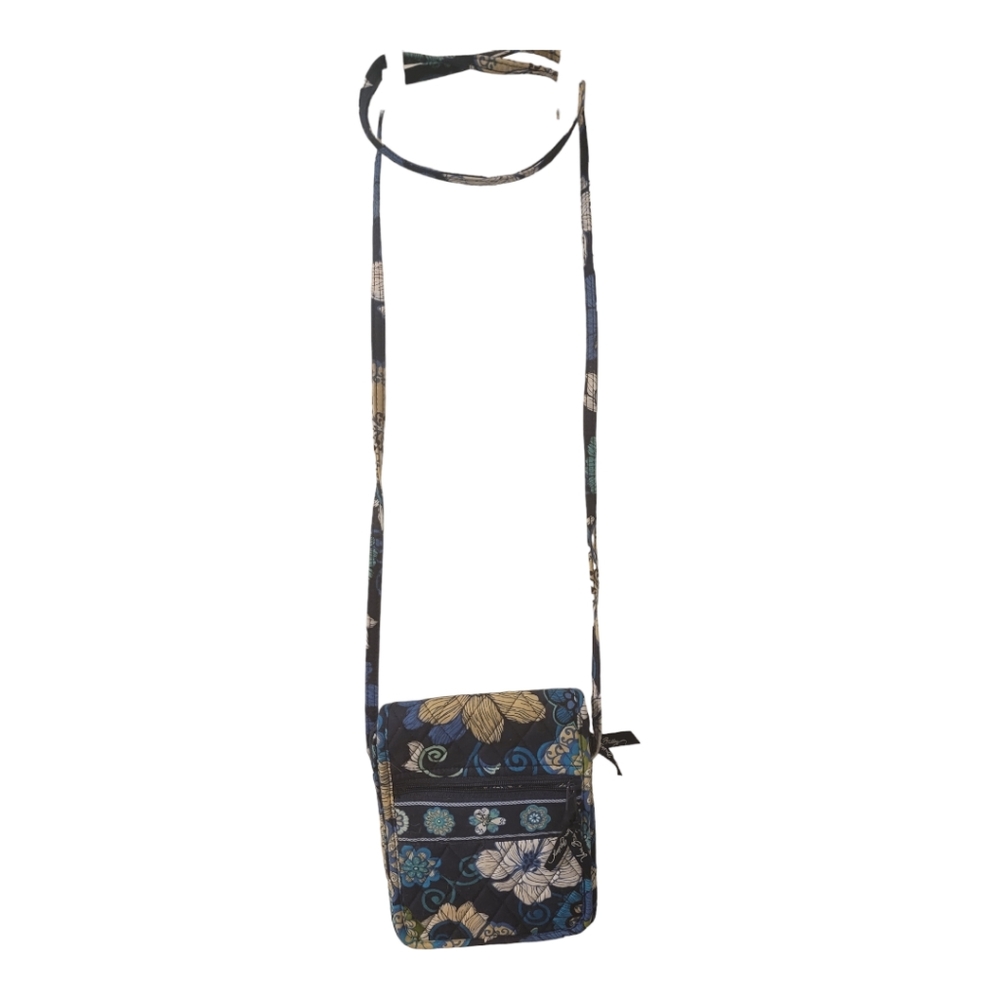 EUC Vera Bradley Crossbody Blue Floral Pattern